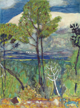 皮埃尔·博纳尔树林风景油画