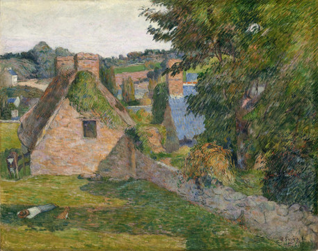 保罗·高更欧洲乡村风景油画