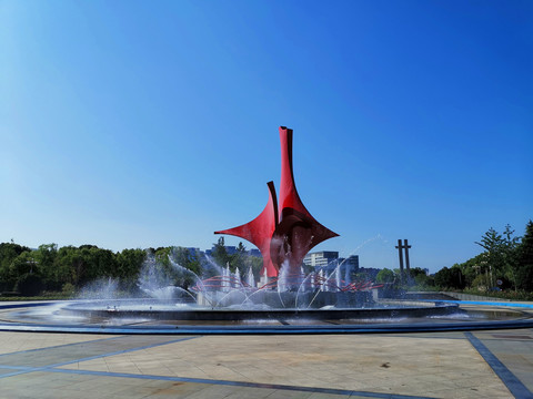 嘉兴市行政中心市民广场雕塑