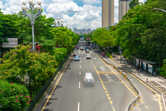 道路车流