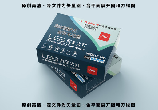 汽车LED包装盒