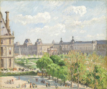 卡米耶·毕沙罗巴黎卡鲁塞尔广场
