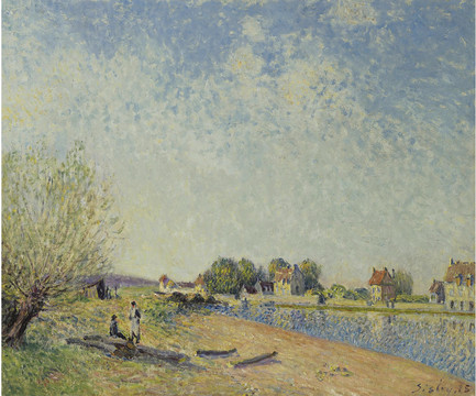 阿尔弗莱德·西斯莱法国画家西斯莱风景油画