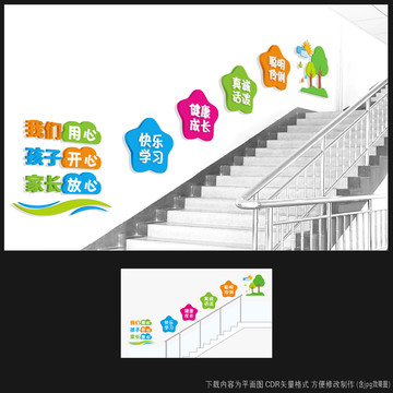 幼儿园楼梯文化