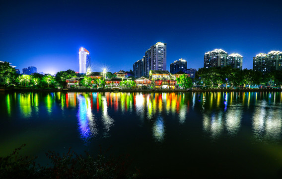 杭州京杭大运河夜景