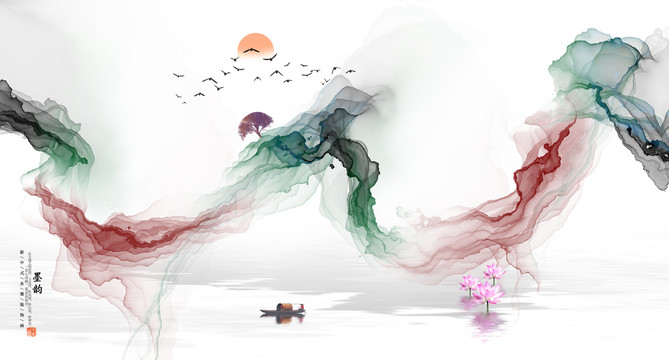 水墨画