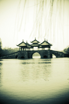 扬州五亭桥老照片