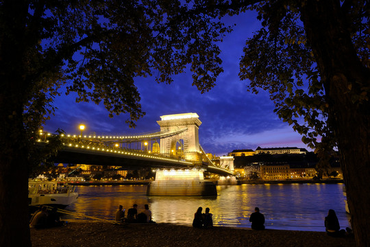 匈牙利布达佩斯夜景