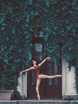 优雅的芭蕾舞演员