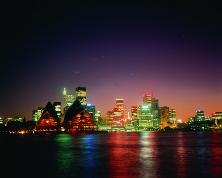 悉尼城市夜景