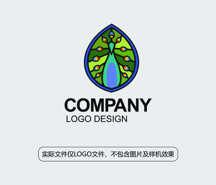 孔雀logo