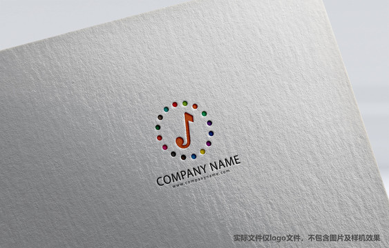 音符音乐logo设计