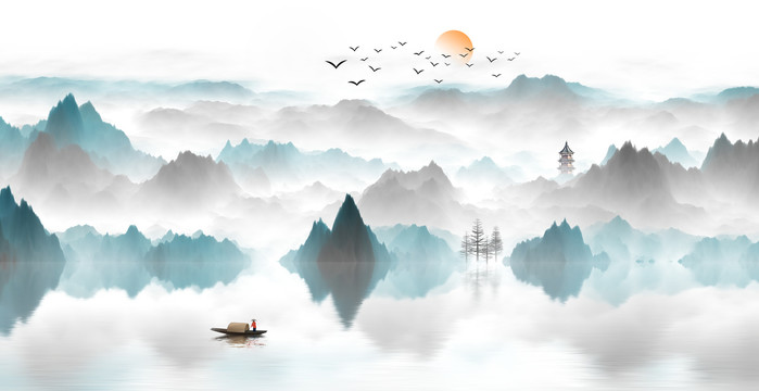 水墨画
