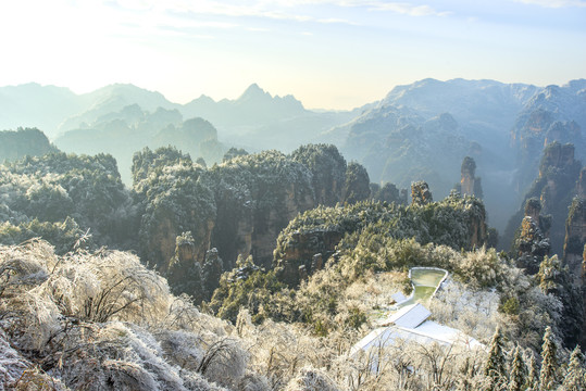 张家界冬景