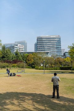 上海长宁苏州河景观走廊步道