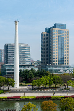 上海长宁苏州河景观走廊步道