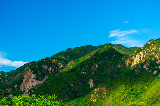 蓝天青山