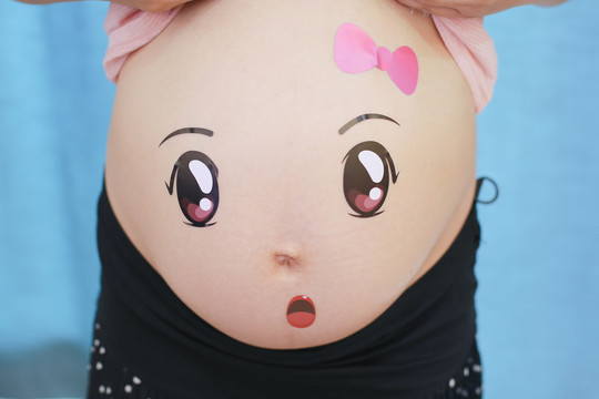 孕妈肚皮造型