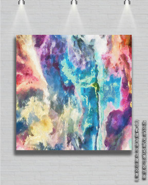 抽象油画