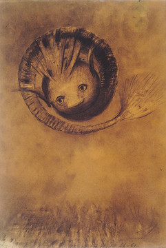奥迪隆·雷东抽象动物油画
