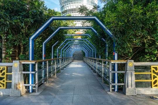 公园拱形走廊
