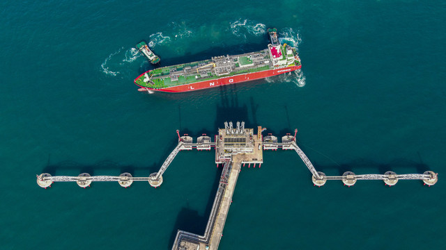中石油海南lng液化天然气码头