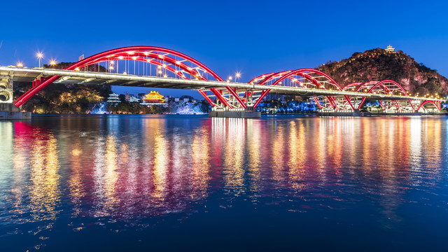 柳州文惠桥夜景