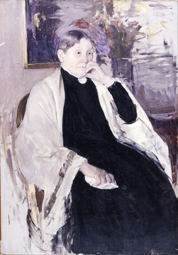 玛丽·卡萨特欧洲女性油画