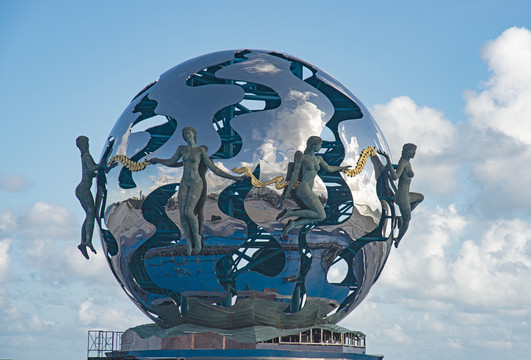 北海海滨公园艺术雕塑