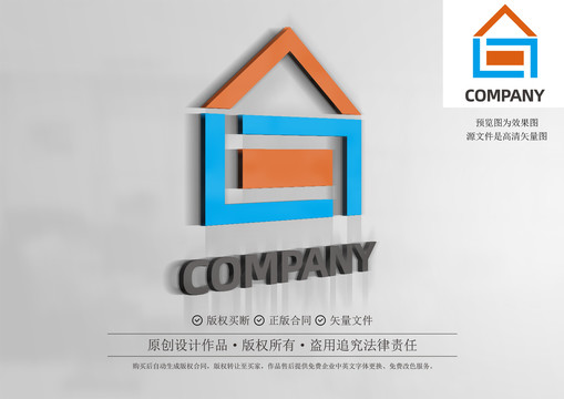 房地产金融建筑装饰logo