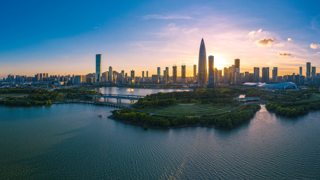 深圳后海人才公园全景