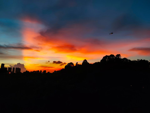 晚霞