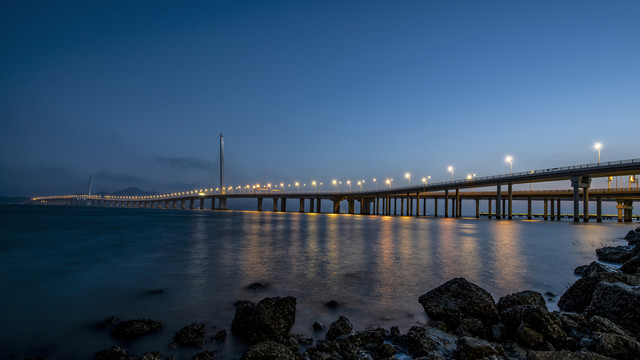 深圳湾大桥桥梁素材建筑深圳风景