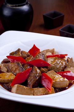 红烧带鱼豆腐