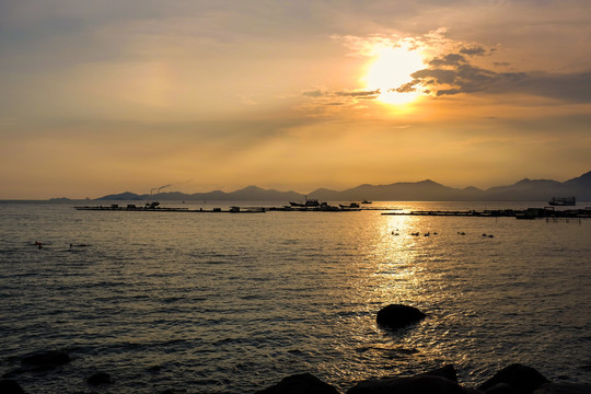 海岛日落