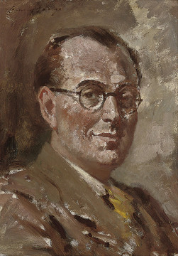 爱德华·西戈西里尔弗莱彻的肖像