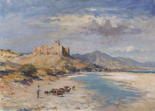 爱德华·西戈西班牙南部被破坏的城堡