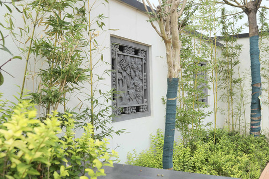 唐语新中式砖雕别墅装饰案例