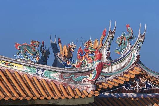 闽南传统屋顶装饰文化