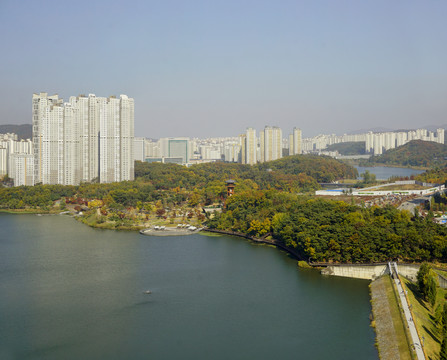 韩国京畿道水原光教湖水公园