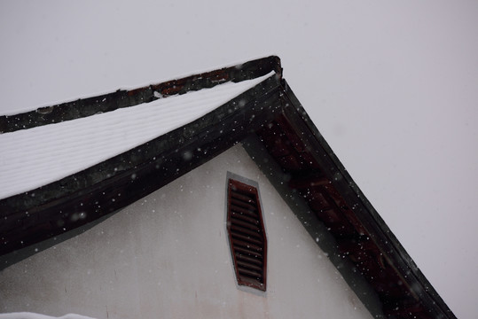 雪落屋脊