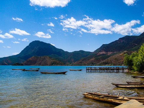 泸沽湖风光