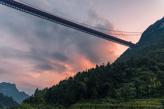 湘西矮寨大桥风景