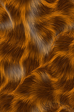 抽象皮毛线条地毯图案2