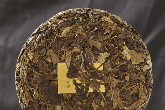 普洱茶茶饼特写