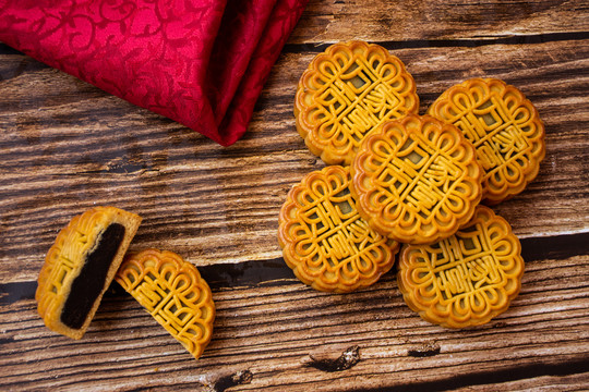 豆沙月饼