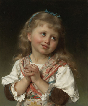威廉·阿道夫·布格罗布格罗小女孩油画