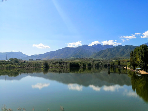 东沟水库全景图