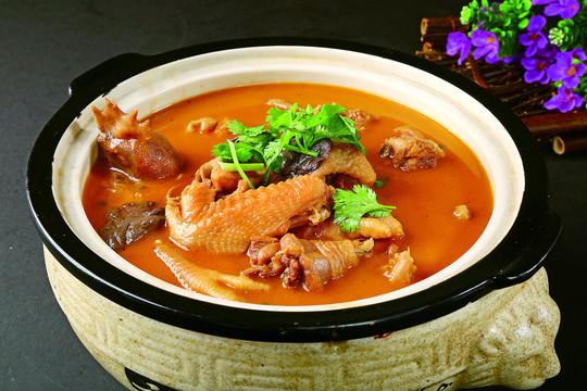 炖土鸡