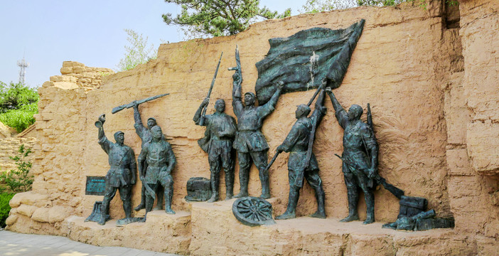 孟良固战役雕塑